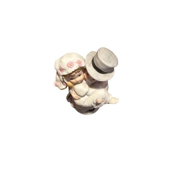 Vtg Lefton China The Christopher Collection Bride & Groom Figurine Wedding 1987 - Picture 5 of 11